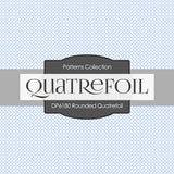 Rounded Quatrefoil Digital Paper DP6180A - Digital Paper Shop