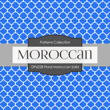 Floral Moroccan Solid Digital Paper DP6228B - Digital Paper Shop