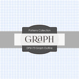 Graph Outline Digital Paper DP6173A - Digital Paper Shop