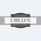 Circle Interlock Small Digital Paper DP6246A - Digital Paper Shop
