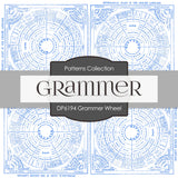 Grammer Wheel Digital Paper DP6194A - Digital Paper Shop