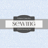 Sewing Text Digital Paper DP6224A - Digital Paper Shop