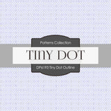 Tiny Dot Outline Digital Paper DP6193A - Digital Paper Shop