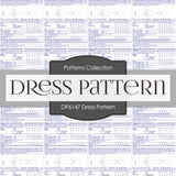 Dress Pattern Digital Paper DP6147A - Digital Paper Shop