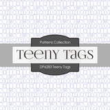 Teeny Tags Digital Paper DP6283A - Digital Paper Shop