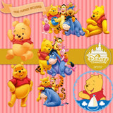 Winnie The Pooh Digital Paper DP2707 - Digital Paper Shop