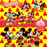 Mickey Couple Digital Paper DP2720 - Digital Paper Shop - 5