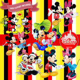 Mickey Couple Digital Paper DP2725 - Digital Paper Shop - 5