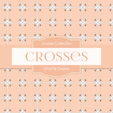 Crosses Digital Paper DP4378 - Digital Paper Shop