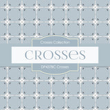 Crosses Digital Paper DP4378C - Digital Paper Shop