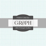 Graph Outline Digital Paper DP6173A - Digital Paper Shop