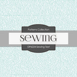 Sewing Text Digital Paper DP6224A - Digital Paper Shop