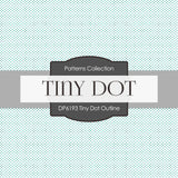 Tiny Dot Outline Digital Paper DP6193A - Digital Paper Shop