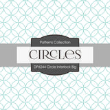 Circle Interlock Big Digital Paper DP6244A - Digital Paper Shop