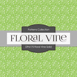 Floral Vine Solid Digital Paper DP6175A - Digital Paper Shop