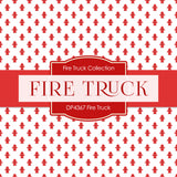 Fire Truck Digital Paper DP4367 - Digital Paper Shop