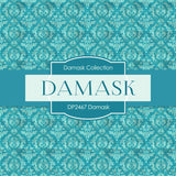 Damask Digital Paper DP2467 - Digital Paper Shop
