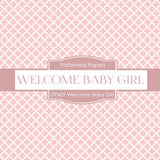 Welcome Baby Girl Digital Paper DP429 - Digital Paper Shop