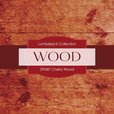 Cherry Wood Digital Paper DP687 - Digital Paper Shop