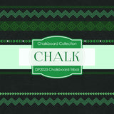 Chalkboard Tribal Digital Paper DP2023A - Digital Paper Shop