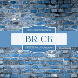 Brick Wallpaper Digital Paper DP3728 - Digital Paper Shop