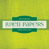 Green Linen Digital Paper DP566 - Digital Paper Shop