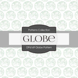 Globe Pattern Digital Paper DP6169A - Digital Paper Shop
