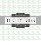 Teeny Tags Digital Paper DP6283A - Digital Paper Shop