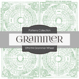 Grammer Wheel Digital Paper DP6194A - Digital Paper Shop