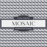 Mosaic Scallops Digital Paper DP4393 - Digital Paper Shop