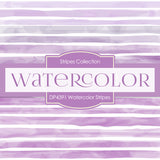 Watercolor Stripes Digital Paper DP4391 - Digital Paper Shop