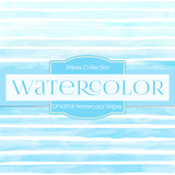 Watercolor Stripes Digital Paper DP4391B - Digital Paper Shop