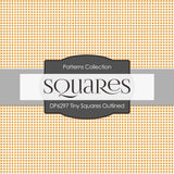 Tiny Squares Outlined Digital Paper DP6297A - Digital Paper Shop