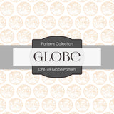 Globe Pattern Digital Paper DP6169A - Digital Paper Shop