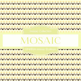 Mosaic Scallops Digital Paper DP4393A - Digital Paper Shop