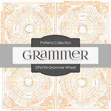 Grammer Wheel Digital Paper DP6194A - Digital Paper Shop