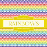 Rainbows Digital Paper DP4408 - Digital Paper Shop
