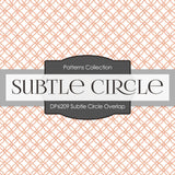 Subtle Circle Overlay Digital Paper DP6209A - Digital Paper Shop