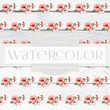 Watercolor Flowers Digital Paper DP3827 - Digital Paper Shop - 2