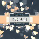 Heart Bokeh Digital Paper DP1059 - Digital Paper Shop