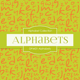 Alphabets Digital Paper DP4431 - Digital Paper Shop