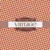 Vintage Dots Digital Paper DP101 - Digital Paper Shop