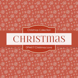 Christmas Love Digital Paper DP4417 - Digital Paper Shop