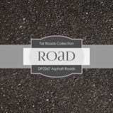 Asphalt Roads Digital Paper DP2267 - Digital Paper Shop