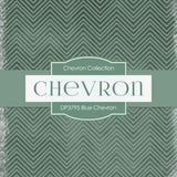 Blue Chevron Digital Paper DP3795 - Digital Paper Shop