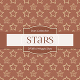 Wriggly Stars Digital Paper DP3816 - Digital Paper Shop