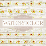 Watercolor Flowers Digital Paper DP4312 - Digital Paper Shop - 3