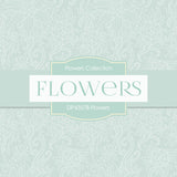 Flowers Digital Paper DP4357B - Digital Paper Shop