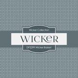 Wicker Basket Digital Paper DP2299 - Digital Paper Shop