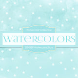 Watercolor Stars Digital Paper DP4389 - Digital Paper Shop